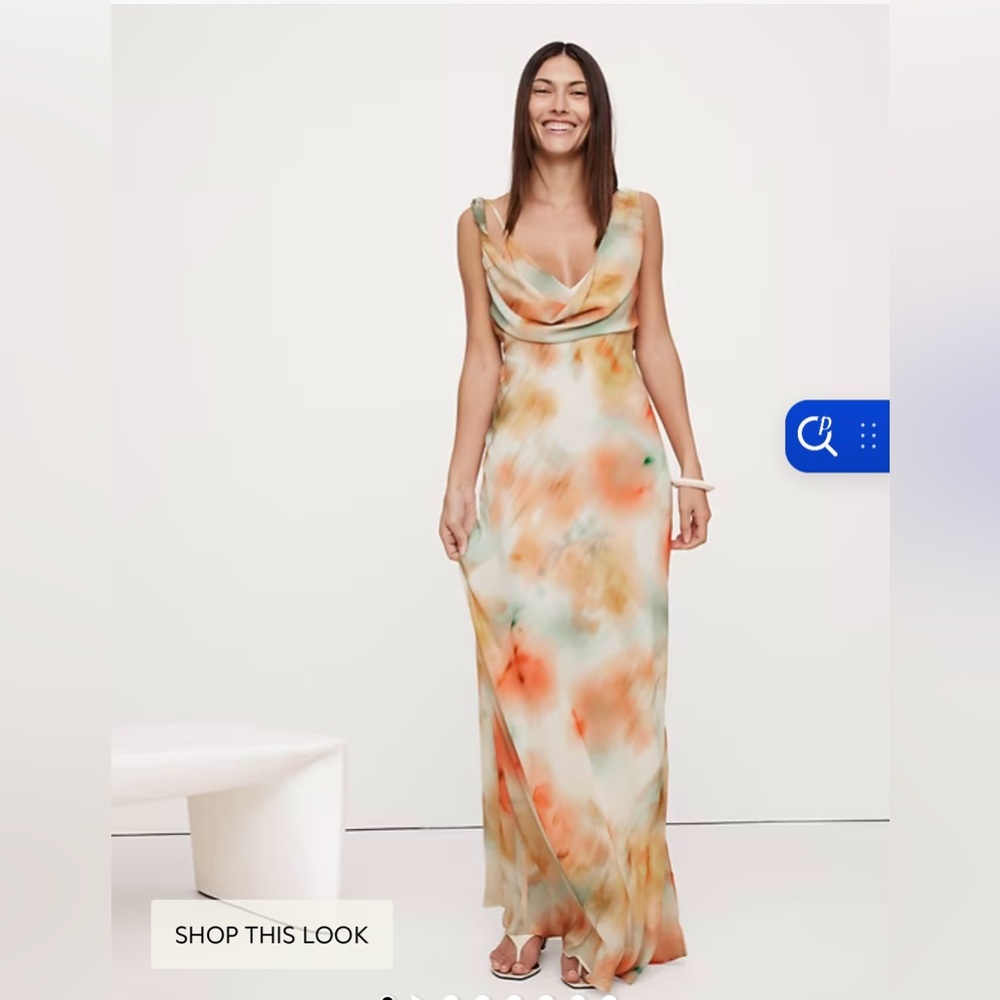 Banana Republic Multicolor Maxi Dress